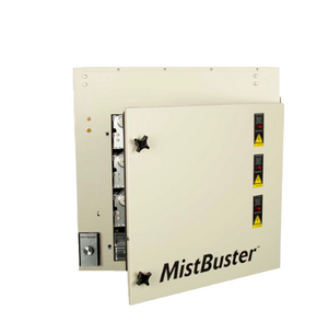 Mistbuster Plenum Gray (1 - 6" flange and collar, 2 cover plates and 1/2" NPT drain elbow)
