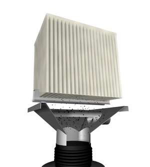 Polyester Sateen Fire Retardant (FR) Filter Media: 33-10085-210-PSFR